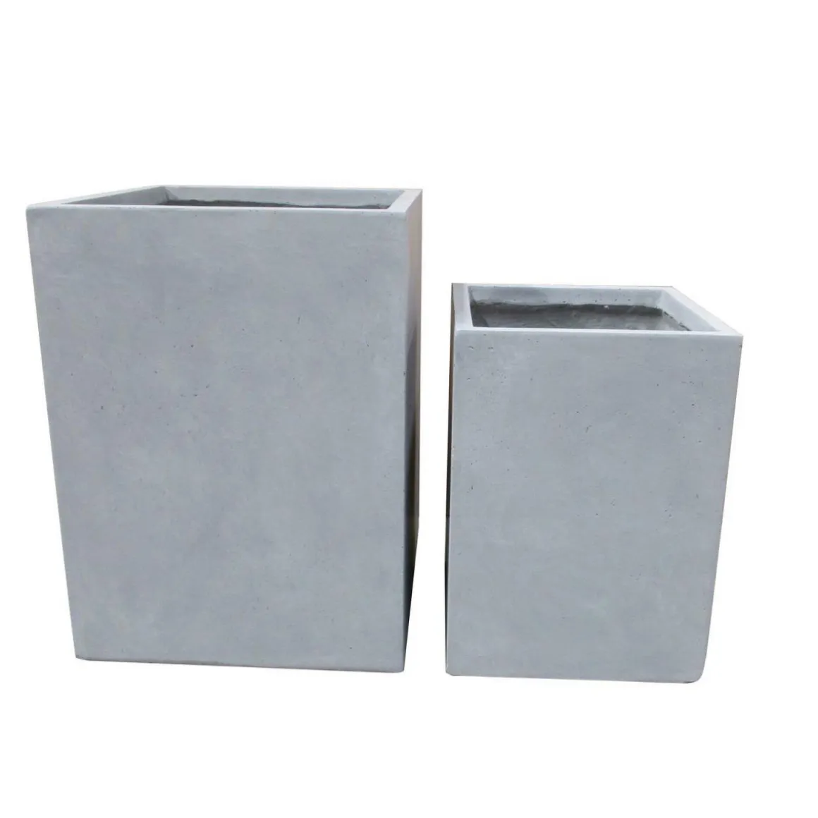 Haveson Pflanzkasten Granite 39,5 x 39,5 x 54 cm hellgrau