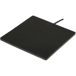 Heizplatte 24 x 0,7 x 24 cm schwarz