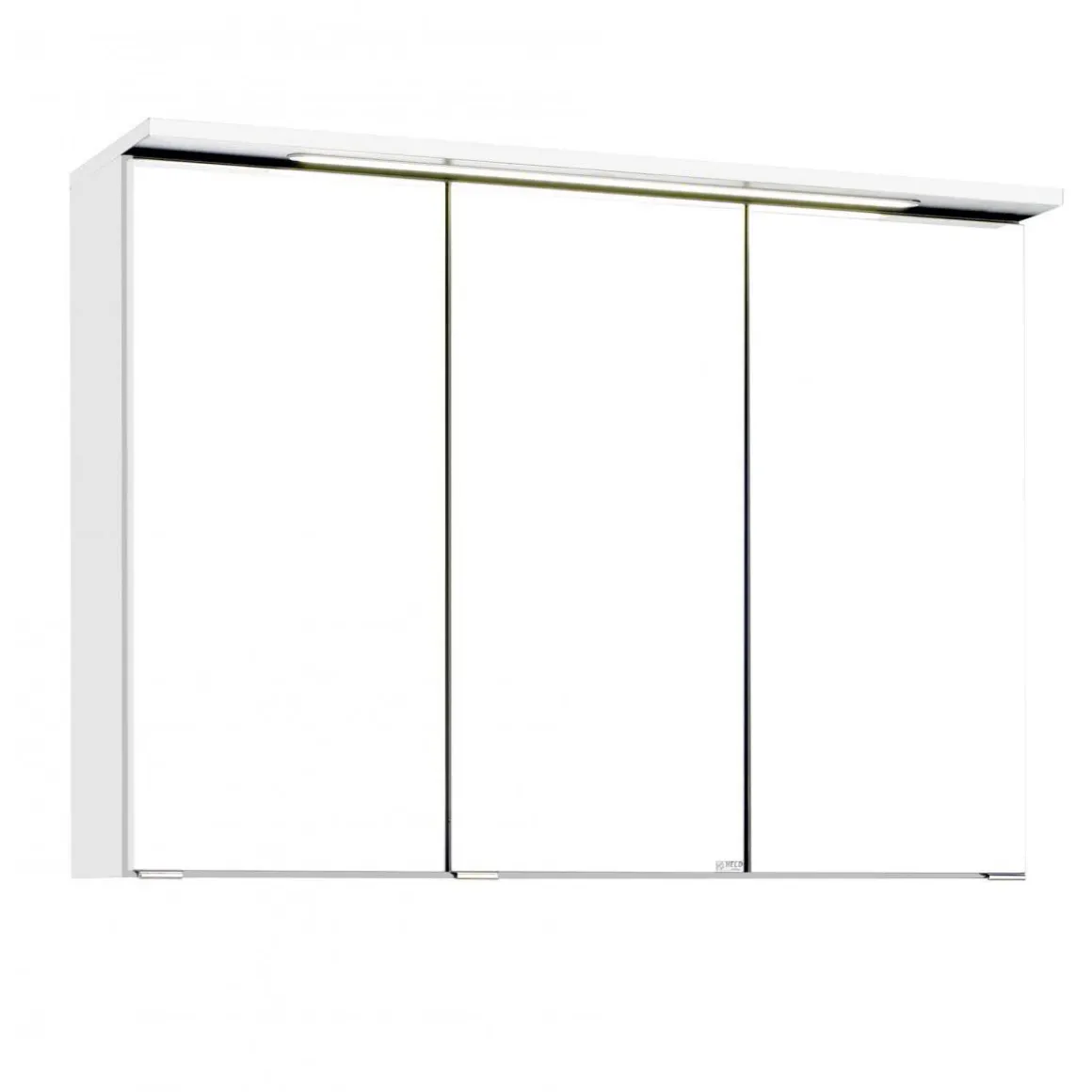 HELD Spiegelschrank 90 weiß 3 Spiegeltüren
