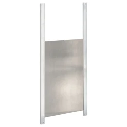 Hühner-Schiebetür 22 x 33 cm grau