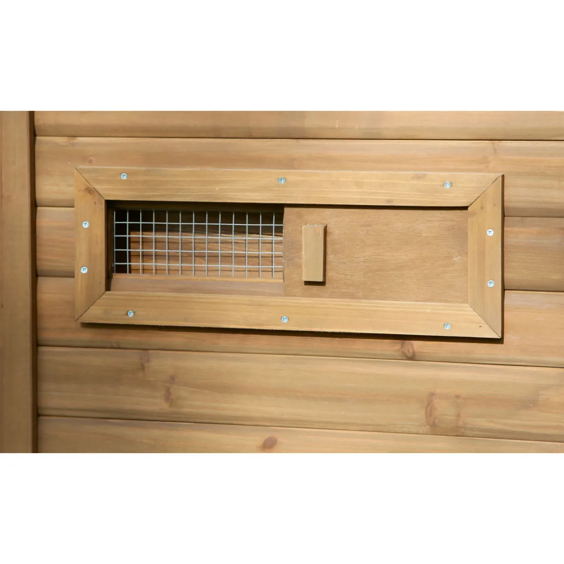 Hühnerstall Florentina 146 x 80 x 74 cm braun