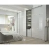 Hibitaro Studio-Schiebetür mit Aluminiumrahmen auf Maß als Schrank- / Nischentür