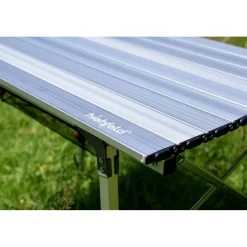 highfeld Klapptisch Campingtisch mit Ablagenetz