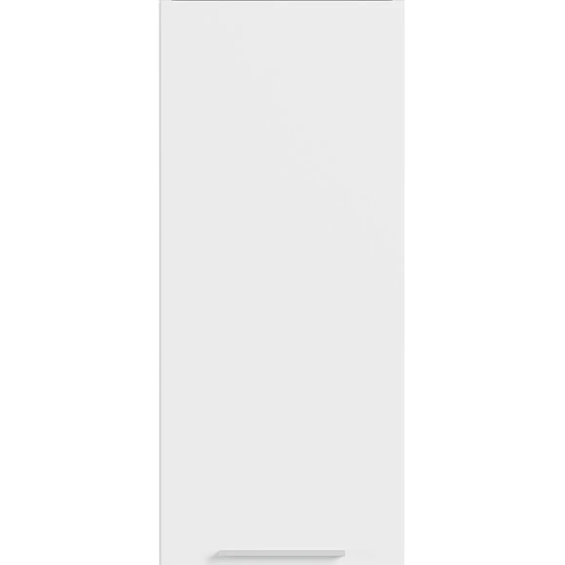 Hängeschrank weiß Front Supermatt 1 Tür 30 x 73 x 32 cm