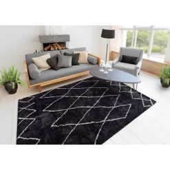 Hochflorteppich Orlando 425 Anthrazit 120 x 170 cm