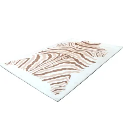 Hochflorteppich „Rabbit Animal 400“, elfenbein/taupe/weiß