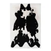 Hochflorteppich „Rabbit Animal 500“, schwarz/weiß