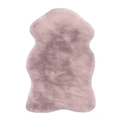 Hochflorteppich „Rabbit Sheepskin 200“, rosa