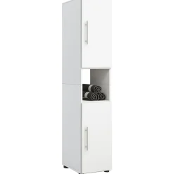 Hochschrank Flandu weiß