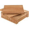 Holz-Klickfliese Bangkirai braun 50 x 50 cm