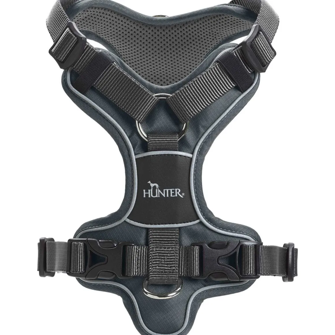 Hunter Hundegeschirr Divo grau-grau Größe XS