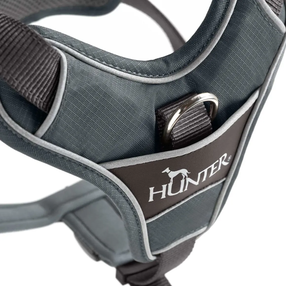Hunter Hundegeschirr Divo grau-grau Größe XS