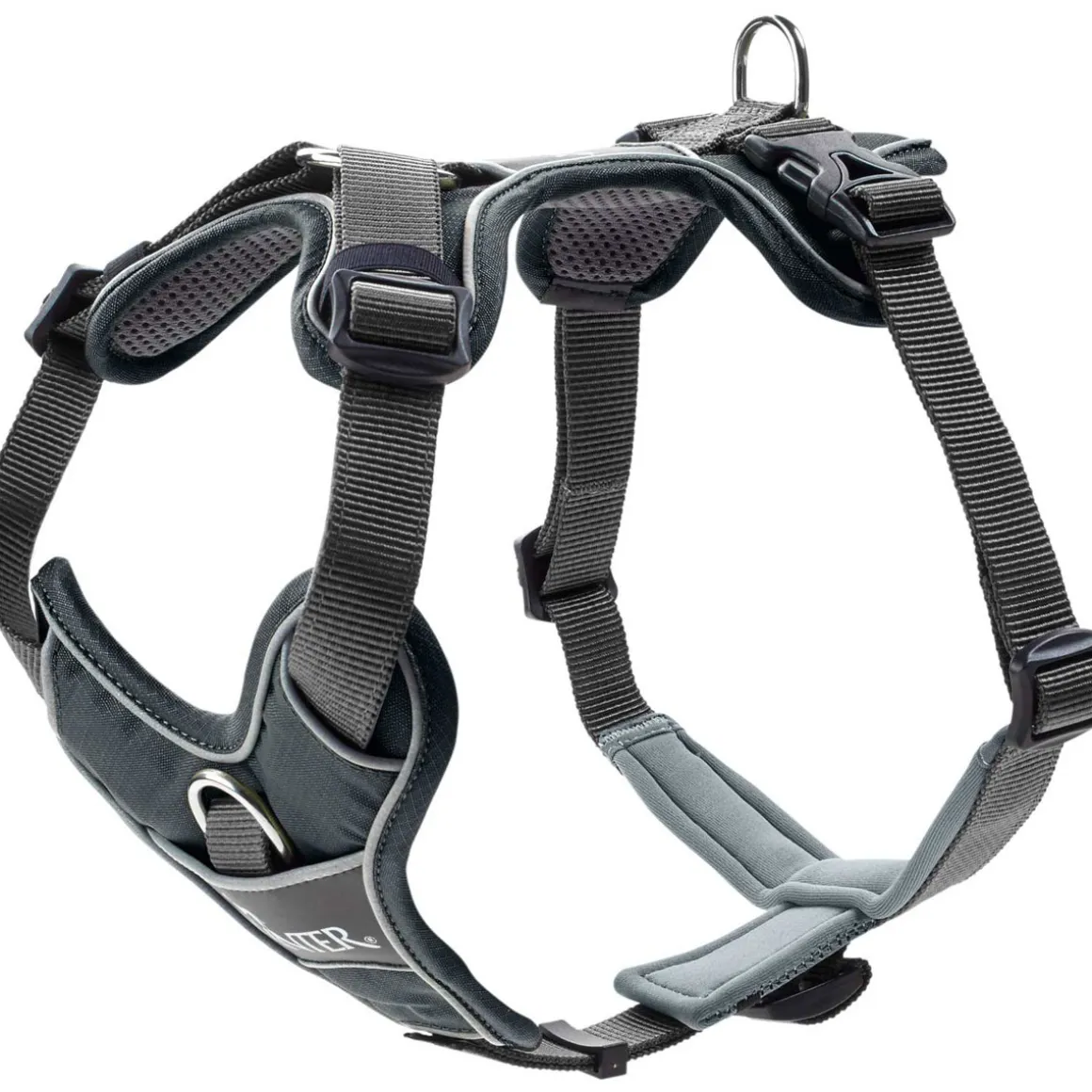 Hunter Hundegeschirr Divo grau-grau Größe XS