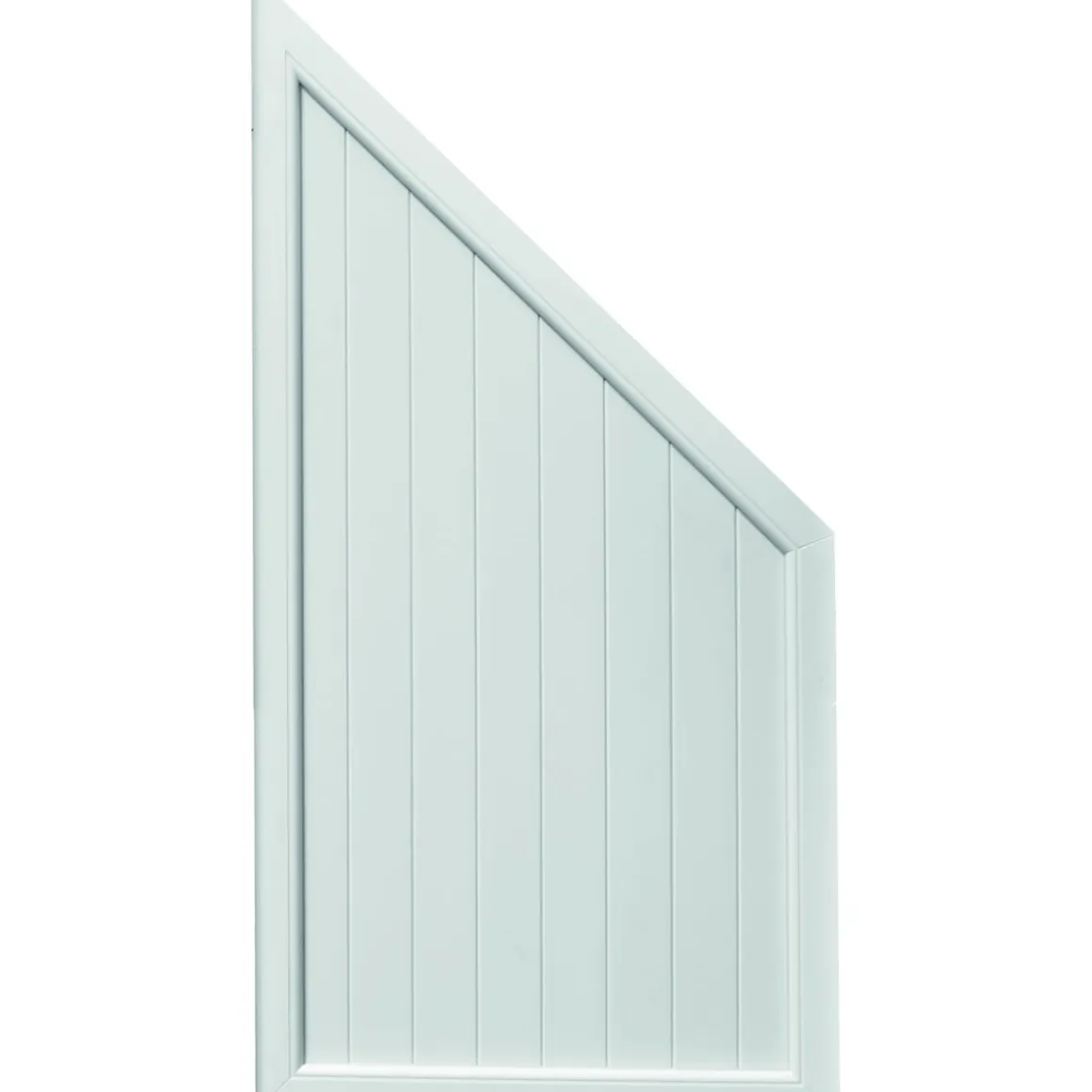 Ideenwelt T&J Zaunserie TRENDLINE Ecke 90 x 180/90 cm weiß