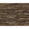 Indo Wandverkleidung Teak Diamond Ancient Brown 11er-Set