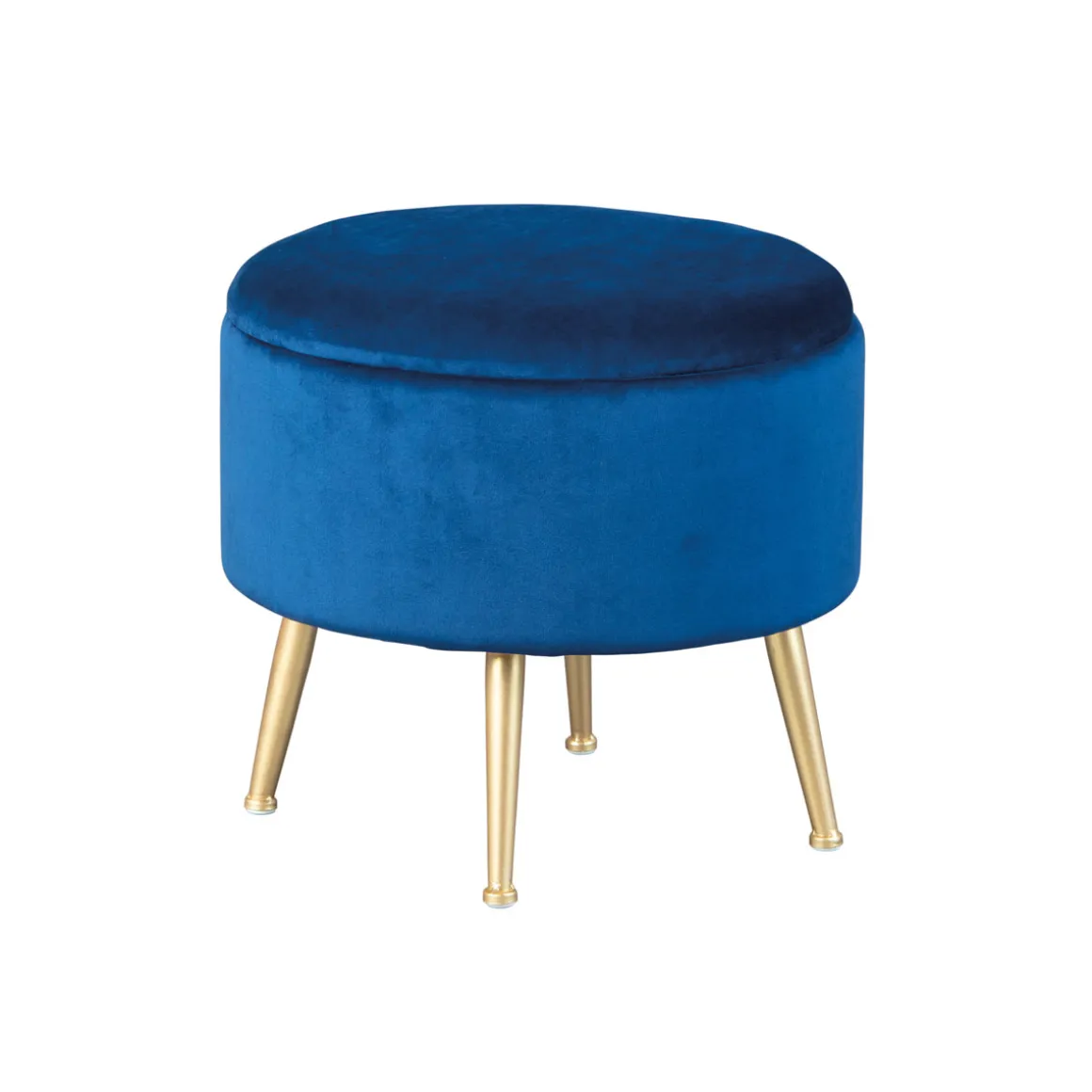 Inter Link Hocker „Willandra“, blau, 41x38x41 cm