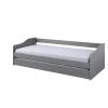 Inter Link Sofabett „Malte“, 90x200 cm, grau, inkl. Funktions-Schublade