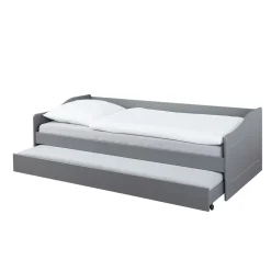 Inter Link Sofabett „Malte“, 90x200 cm, grau, inkl. Funktions-Schublade