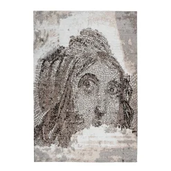 Jacquard-Teppich Iglesia 200 taupe