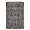 Jacquard-Teppich Iglesia 300 grau/schwarz