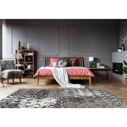Jacquard-Teppich Iglesia 100 grau