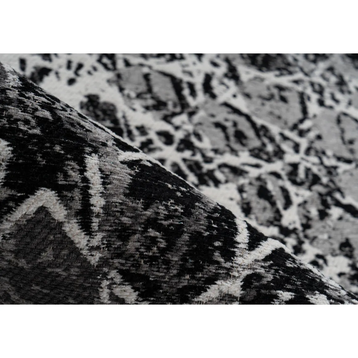 Jacquard-Teppich „Iglesia 100“, grau
