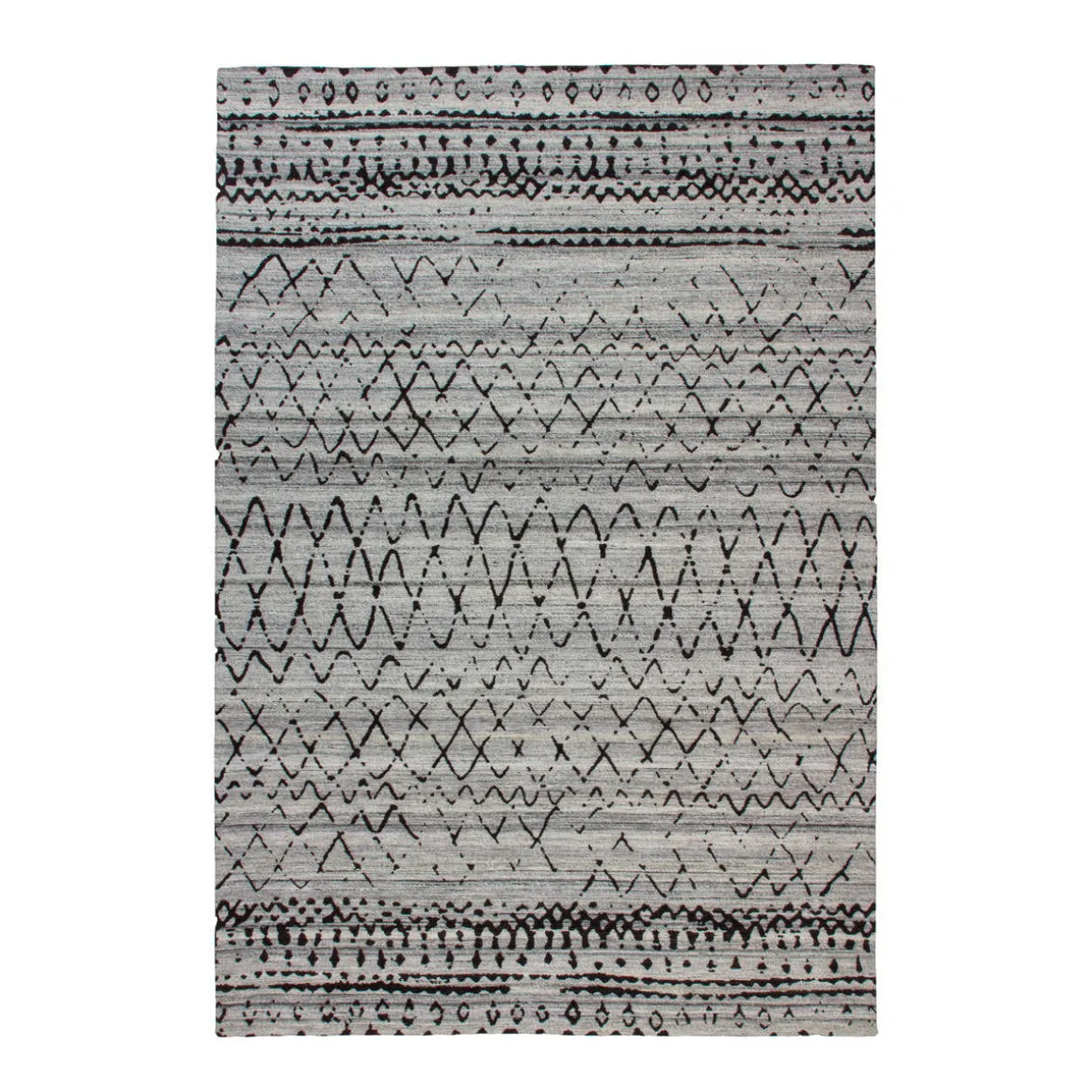 Jacquard-Teppich Phoenix 113 natur/grau