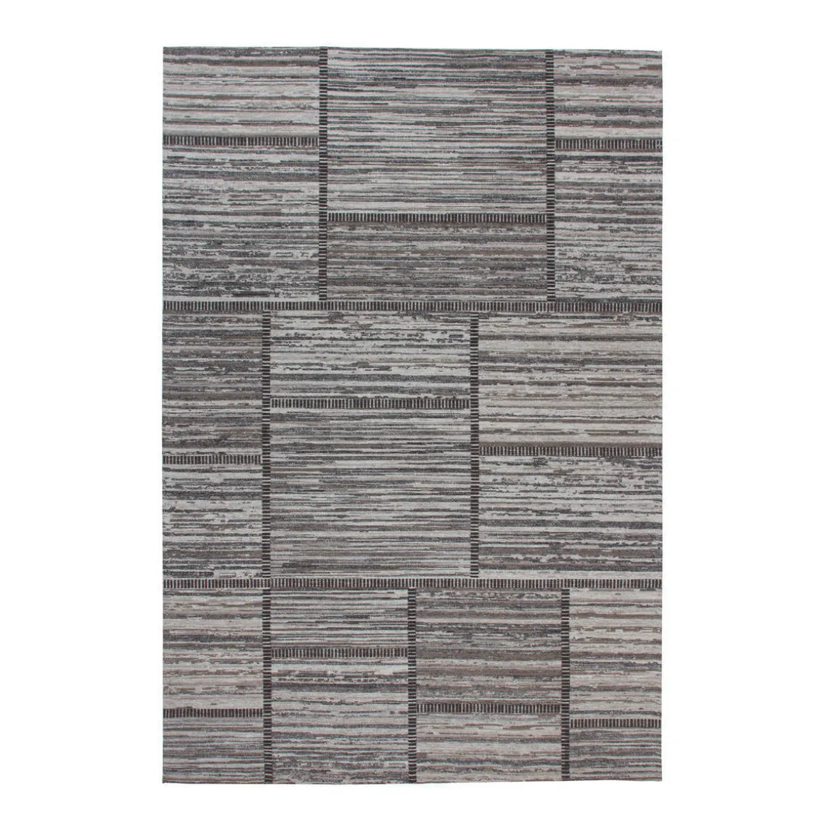 Jacquard-Teppich Phoenix 112 natur/grau