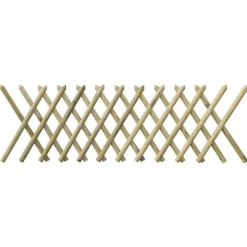 Jägerzaun 250 x 100 cm Latten 55 mm