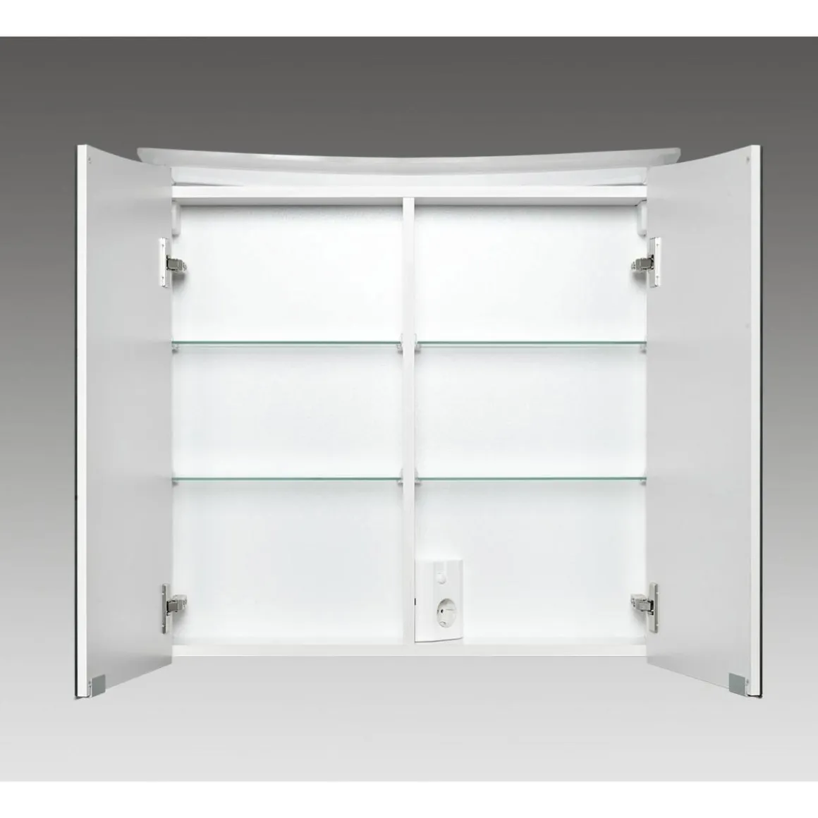 Jokey LED-Spiegelschrank Lightbend weiß