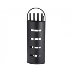 Kaminbesteck 4tlg Stahl schwarz beschichtet