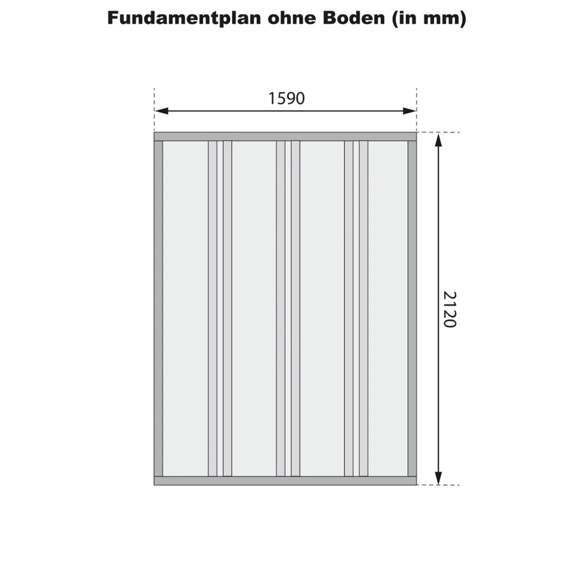 Karibu Fahrradgarage naturbelassen 163 x 217 cm