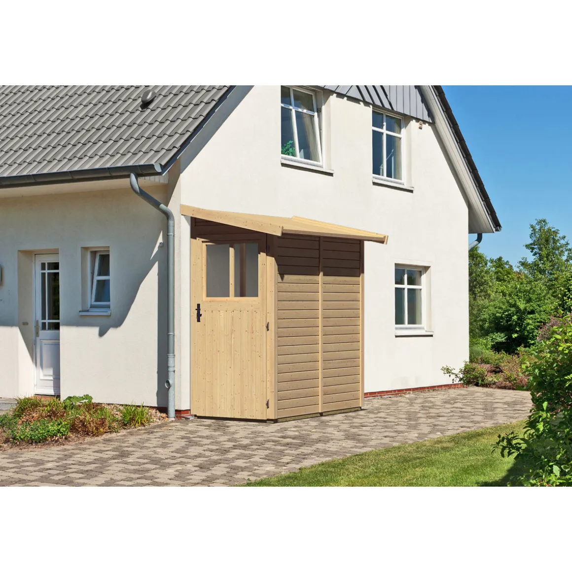 Karibu Gartenhaus Goerlitz naturbelassen
