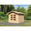 Karibu Gartenhaus Talkau 4 naturbelassen