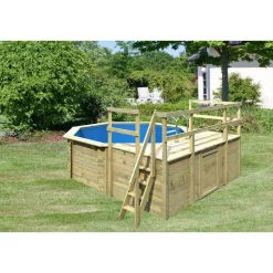 Karibu Pool 1 Variante D inkl Sonnenterrasse
