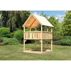 Karibu Spielturm Luis Spielturm naturbelassen
