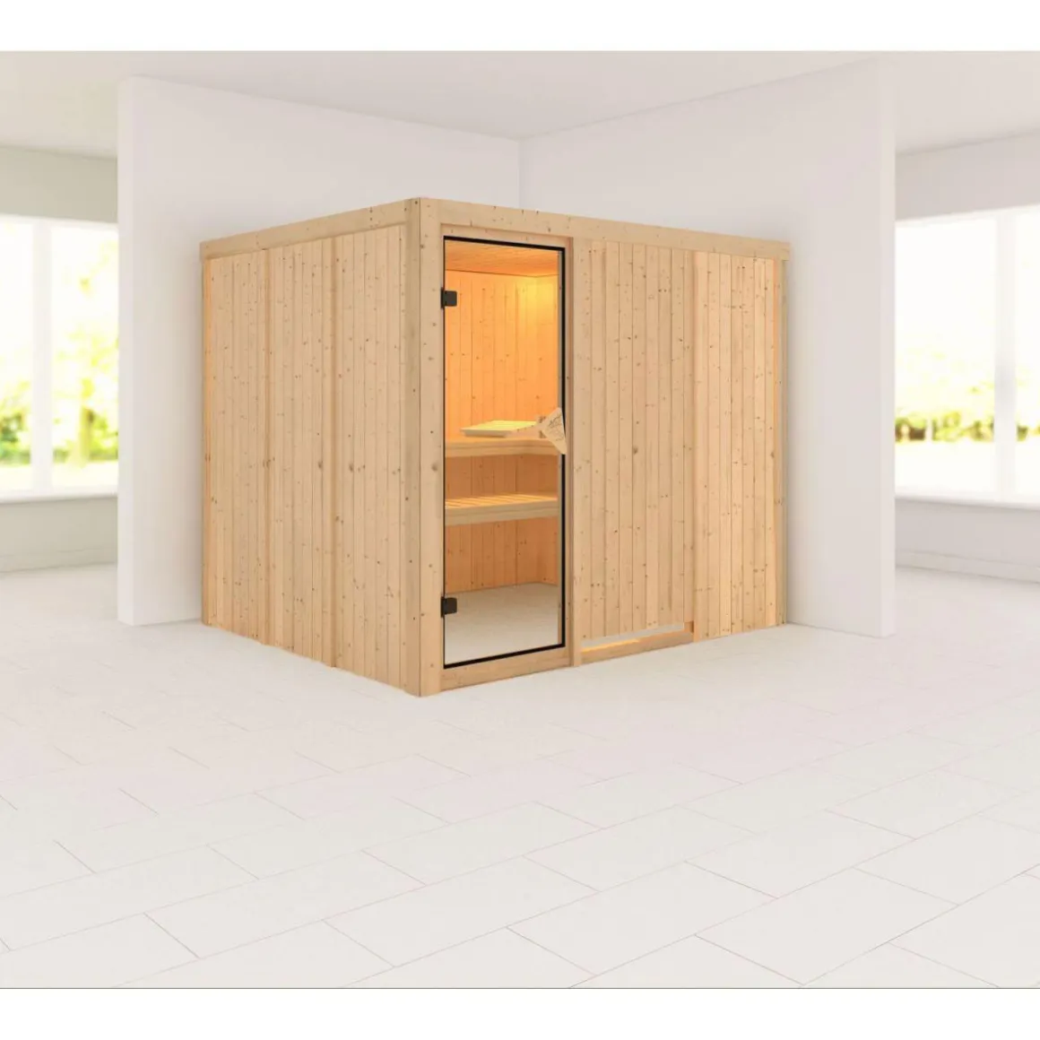 Karibu Systemsauna Gobin 68 mm