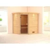 Karibu Systemsauna Mia Eckeinstieg ohne Ofen