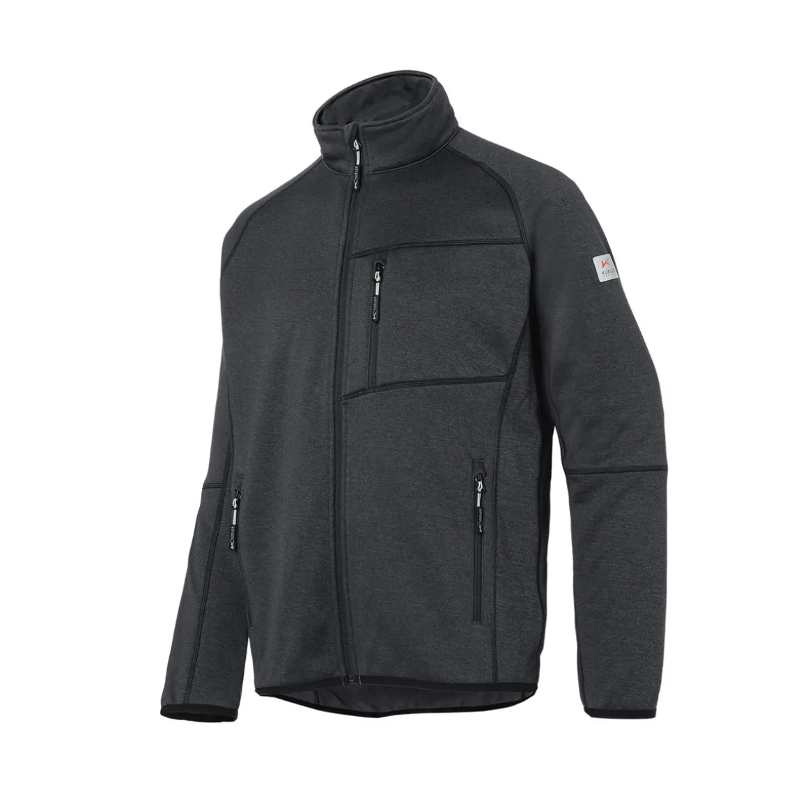 Kübler Sweat-Fleecejacke dunkelgrau Größe S
