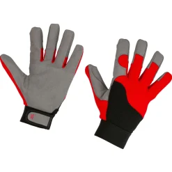 Keron Arbeitshandschuh Zelos Active grau-rot Größe 8/M