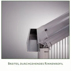 KGT Gewächshaus Rose II 5m² schwarz