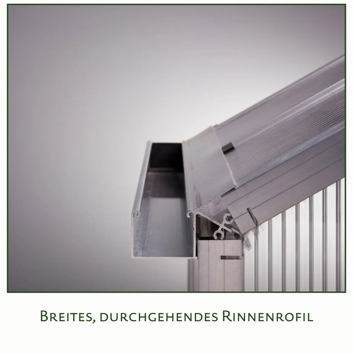 KGT Gewächshaus Rose II 5m² schwarz