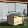KGT Holz-Hochbeet Woody 130 131 x 79 x 99 cm