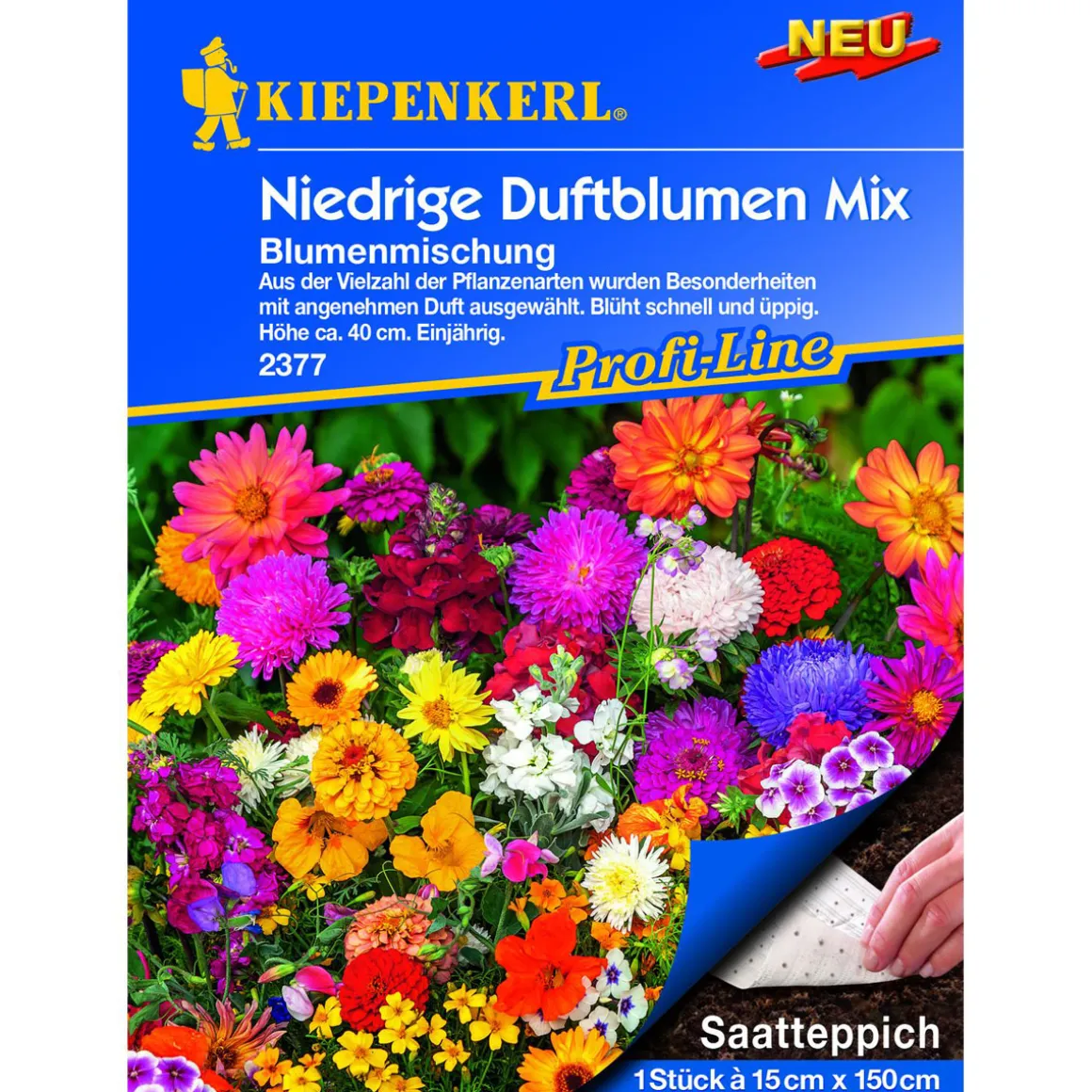 Kiepenkerl Blumenmischung Niedrige Duftblumen Saatteppich