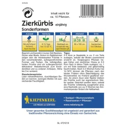 Kiepenkerl Zierkürbis Sonderformen Profi-Line