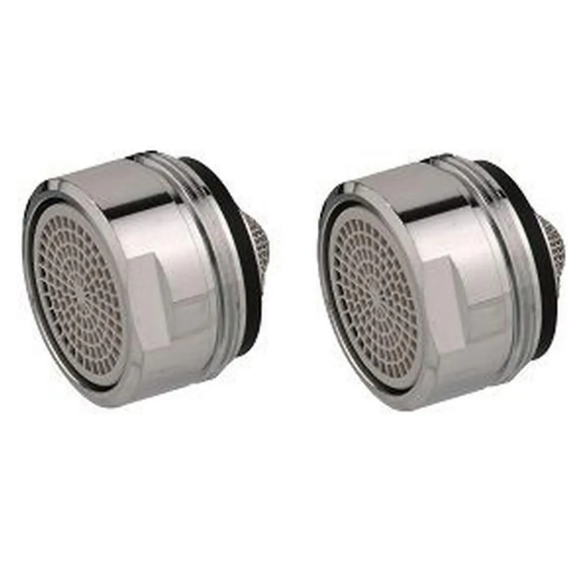 Kirchhoff Eco-Mischdüse 2x Anti-Kalk-Sieb M24 AG