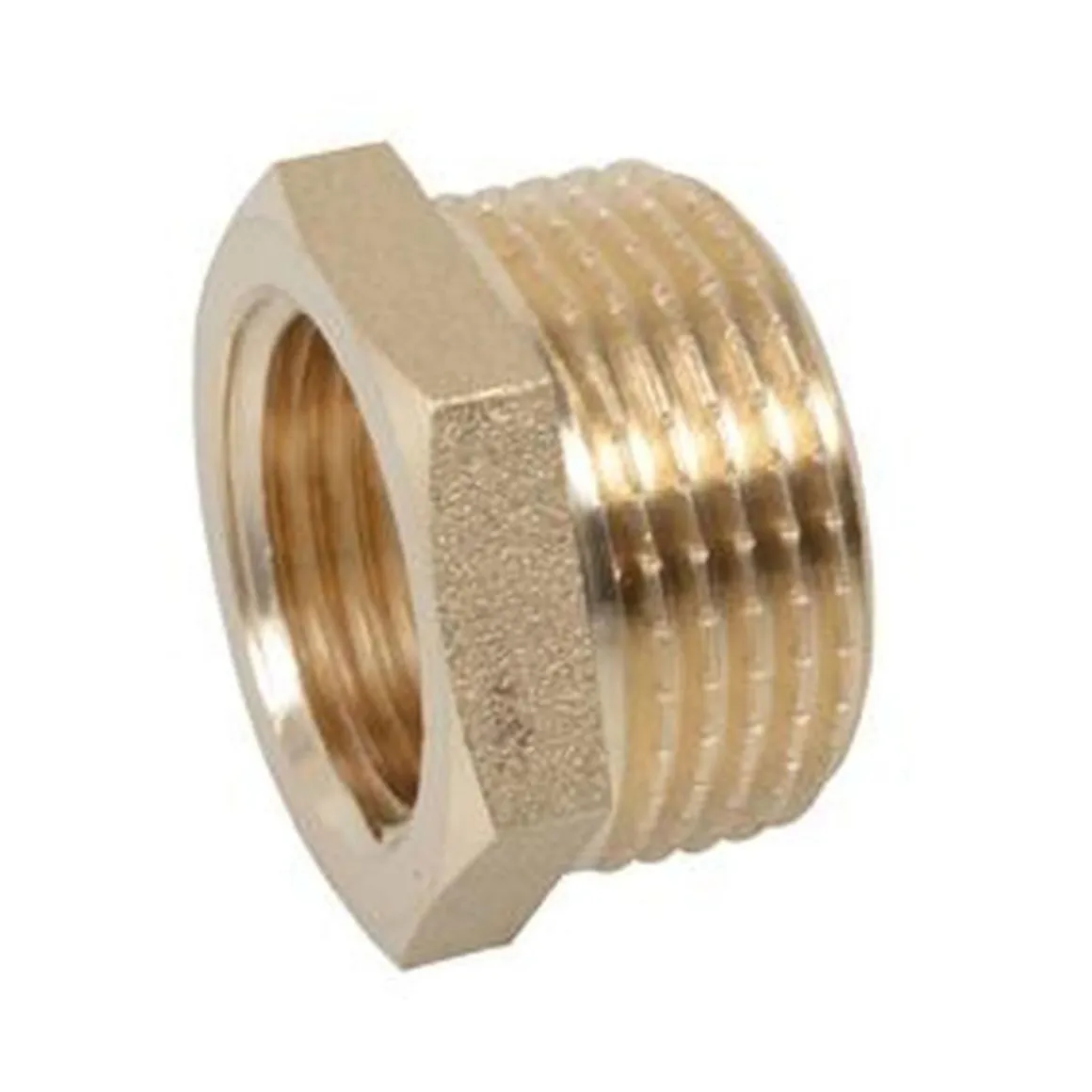 Kirchhoff Reduzierstück ½ AG x 3/8" IG Messing blank