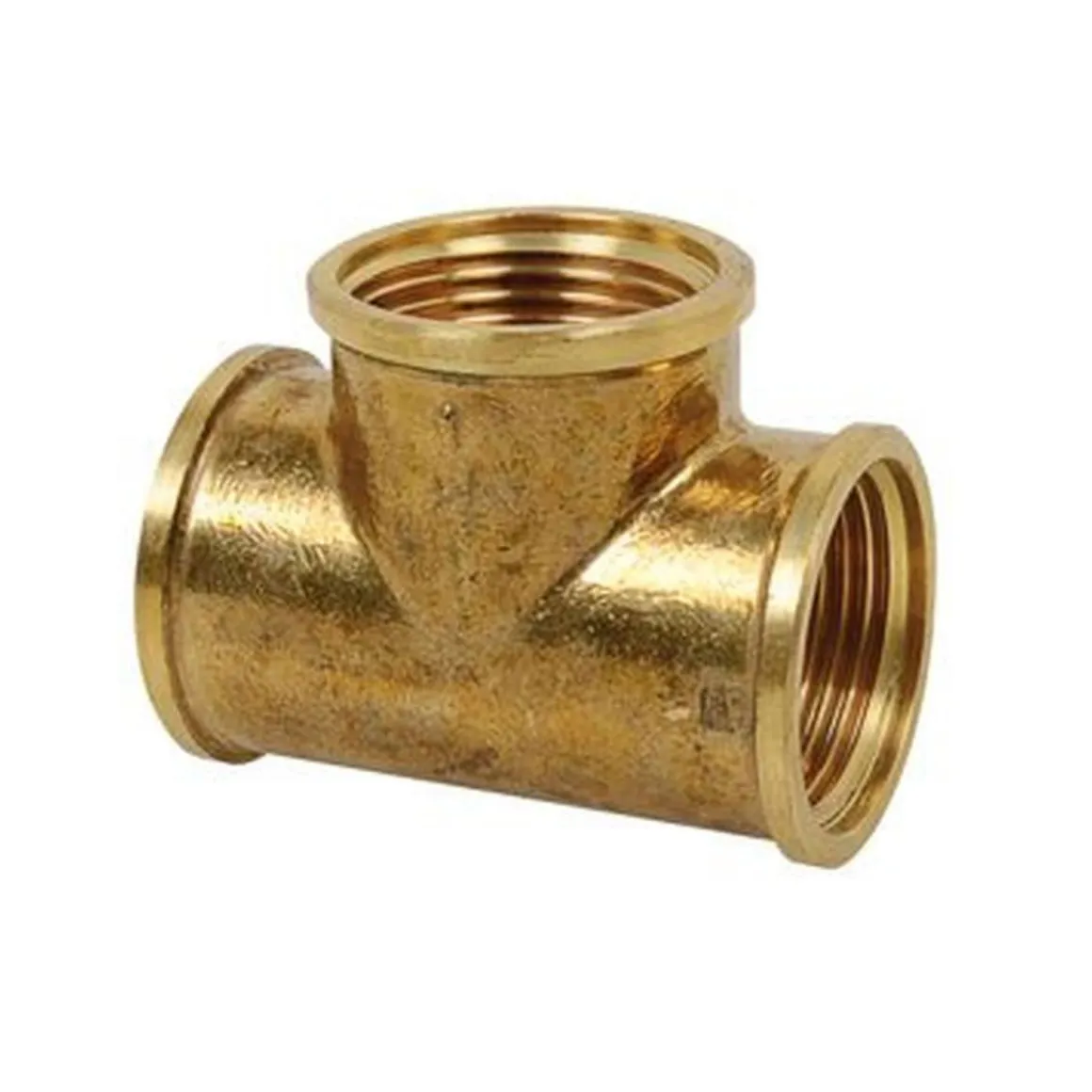 Kirchhoff T-Stück ¾ IG Messing blank