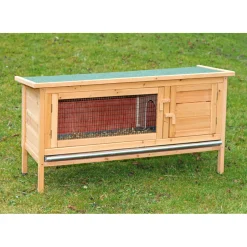 Kleintierstall Alfred 116 x 62 x 45 cm braun