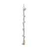Kletterseil Baumwolle Cage Toy weiß 100 cm 6 Knoten